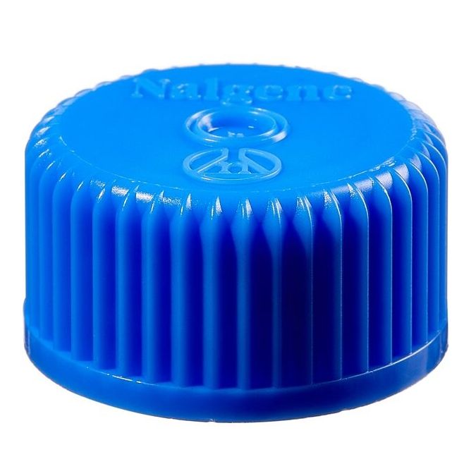 Thermo Scientific Nalgene Colored Polypropylene Closures with 24-415 Finish - 24-415 mm - Polypropylene - 1000/Cs - 362150-6240