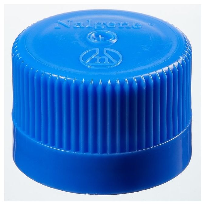 Thermo Scientific Nalgene Colored Polypropylene Closures with 38-430 Finish - 38-430 mm - Polypropylene - 250/Cs - 362150-6384