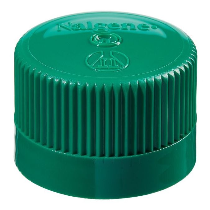 Thermo Scientific Nalgene Colored Polypropylene Closures with 38-430 Finish - 38-430 mm - Polypropylene - 250/Cs - 362150-4384