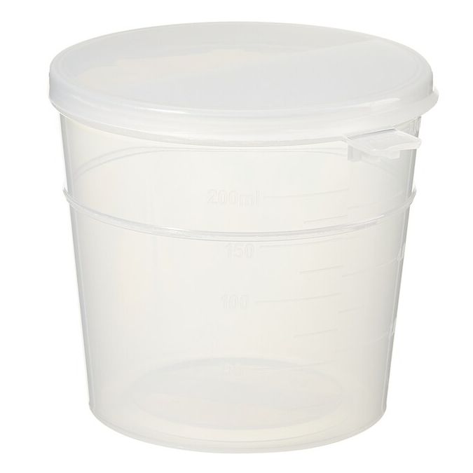 Thermo Scientific Capitol Vial Flip-Top Polypropylene Containers With Lock Seal - Natural - Case of 140 - 08LS