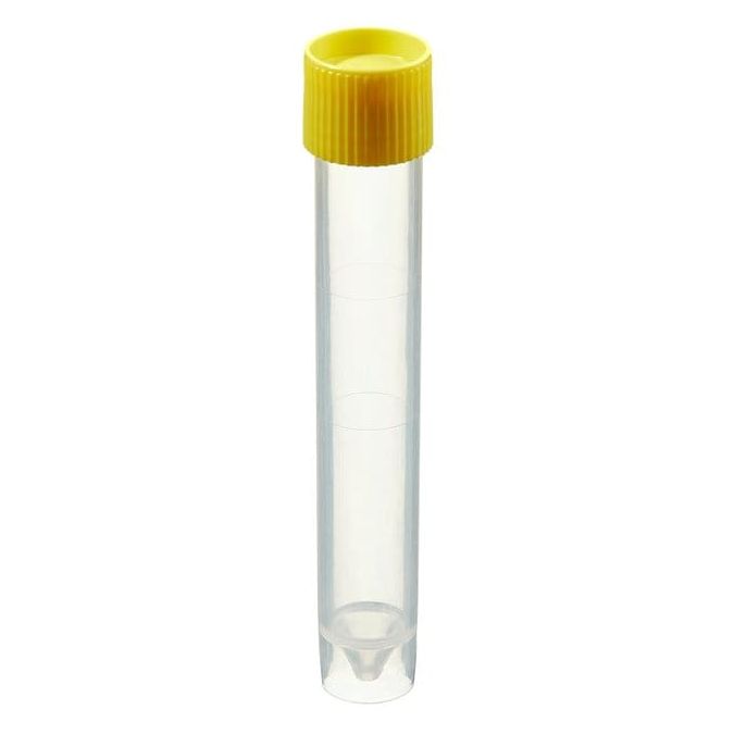 Thermo Scientific Capitol Vial 10 mL and 12 mL Screw Top Transport Tubes and Caps - Clear - Case of 1000 - S40714