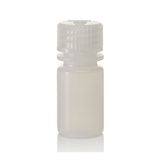 Thermo Scientific 2003-9050 Nalgene Narrow-Mouth LDPE Bottles with Closure, 15 mL - Natural (Case of 72)