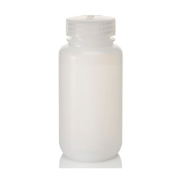 Thermo Scientific 2103-0008 Nalgene Wide-Mouth LDPE Bottles with Closure, 250 mL - Translucent (Case of 72)