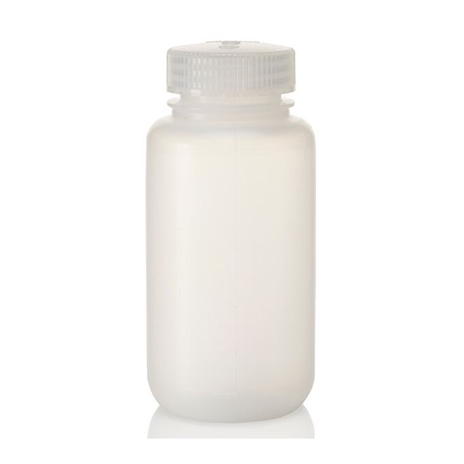 Thermo Scientific 312105-0008 Nalgene Wide-Mouth PPCO Bottles with Closure: Bulk Pack, Autoclavable, 250 mL - Translucent (Case of 250)