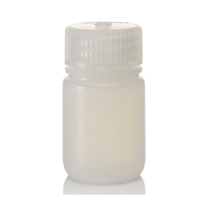 Thermo Scientific 2189-0001 Nalgene Wide-Mouth HDPE Economy Bottles with Closure, 30 mL - Translucent (Case of 72)