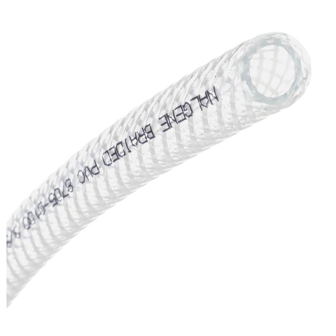 Thermo Scientific Nalgene 980 Braided Clear PVC Tubing - 3/4 in. ID, 1 in. OD - Each - 8705-0310