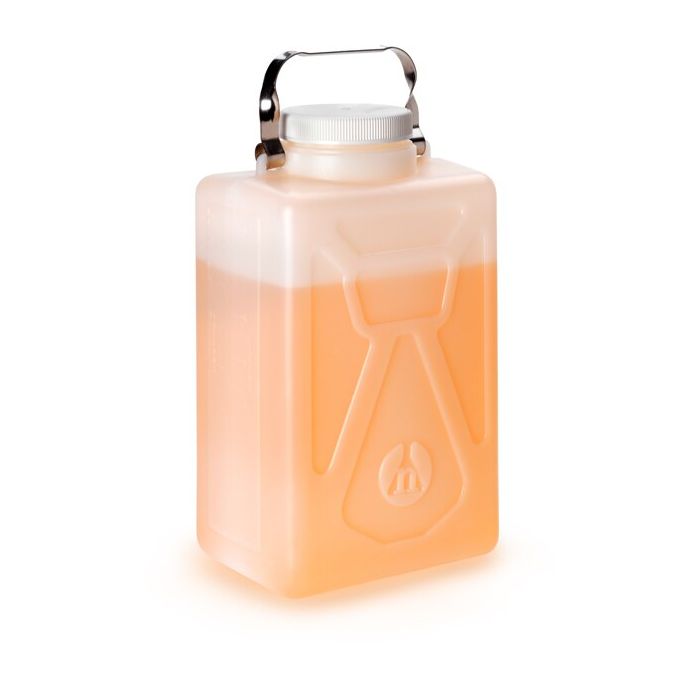 Thermo Scientific 2212-0020 Nalgene Polypropylene, Rectangular Carboy With Closure - 2.4 gal. / 9 L (6/Cs.)