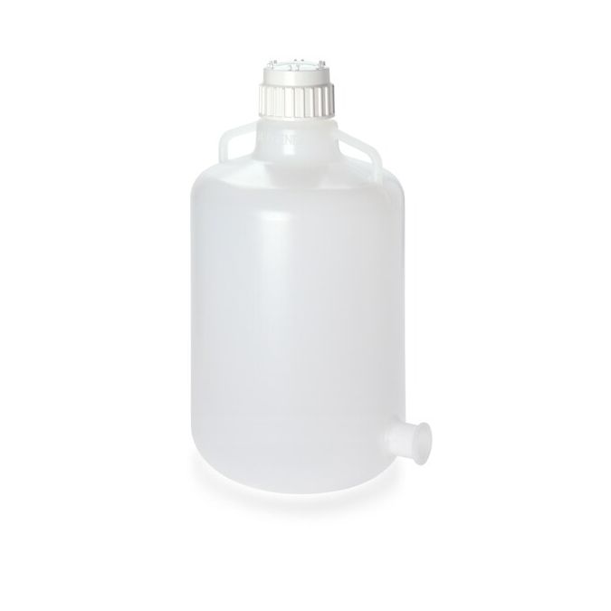 Thermo Scientific 2640-0020 Nalgene Polypropylene, Carboy with Sanitary Flange - 2.6 gal. / 10 L