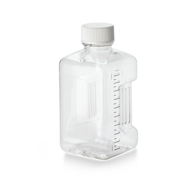 Thermo Scientific 383110-35 Nalgene Certified Clean PETG Biotainer Media Bottle - 1 L (35/Cs.)