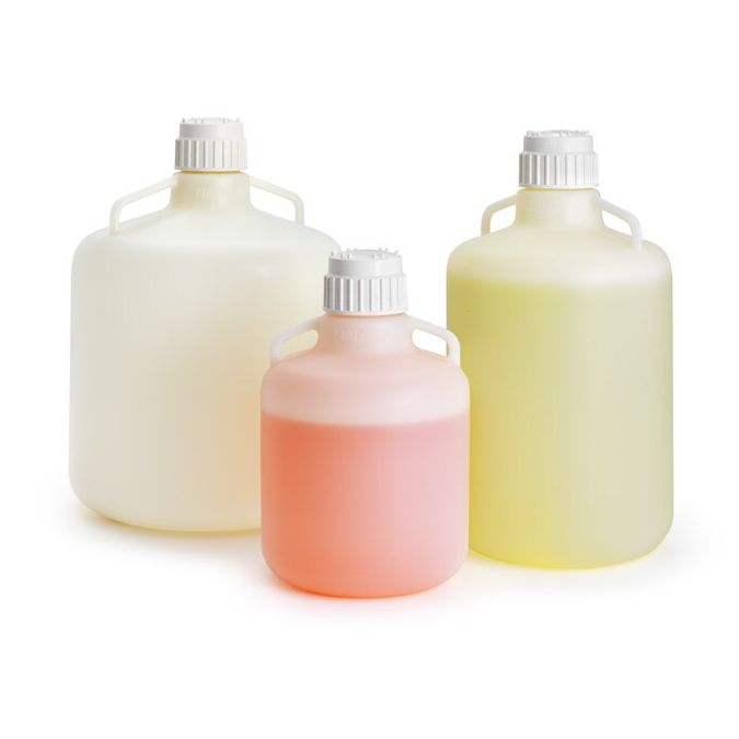 Thermo Scientific CE-N2289-0050 Nalgene HDPE Platinum Certified Clean Bottles and Carboys, 20 L - Colorless (Case of 4)