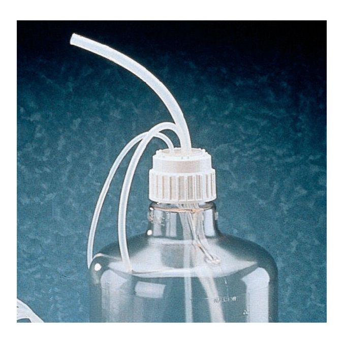 Thermo Scientific 2135-8302 Nalgene Top Works Platinum-cured Silicone, Polypropylene, Closure, 83B, 2 port
