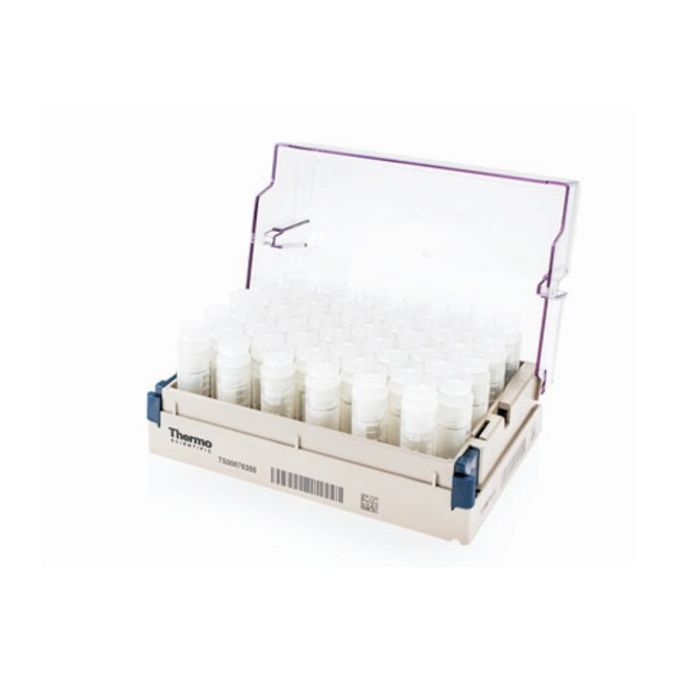 Thermo Scientific Nunc 2.0mL Internally-Threaded Universal Tubes - 374511-BR - 2.0 mL - Universal Tubes in Latch Rack - Natural - 480/Cs