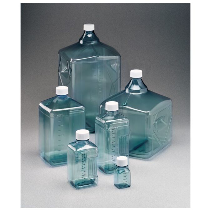 Thermo Scientific 3120-42 Nalgene Polycarbonate Biotainer Bottles and Carboys, 1 L - Clear (Case of 35)