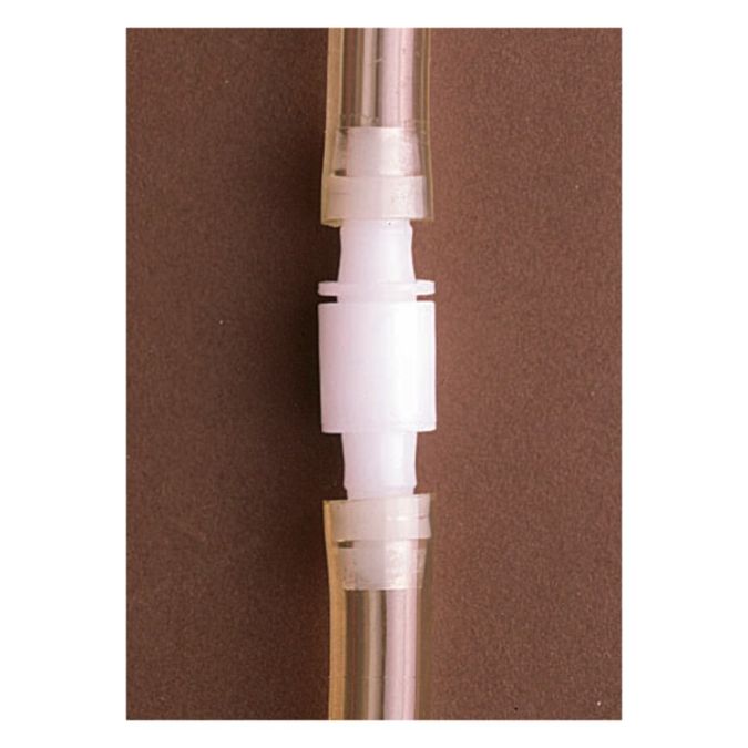 Thermo Scientific Nalgene HDPE Vacuum Check Valve and Positive Connector - 1/4 to 5/16 in. ID - Case of 72 - 6120-0010