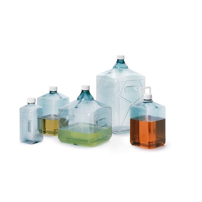 Thermo Scientific CE-N3405-42 Nalgene Rigid Containment Bottles, 5 L - Clear (Case of 6)