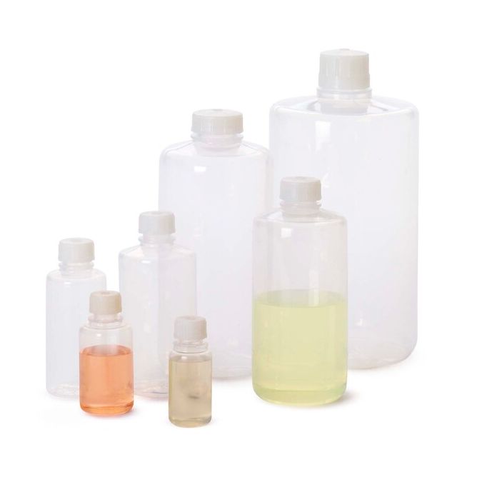 Thermo Scientific 381600-0016 Nalgene Low Particulate/Low Metals Bottles Made of Teflon FEP with Closure, 500 mL - Clear (Case of 4)