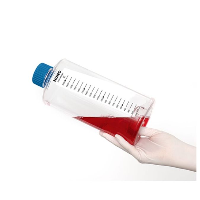 Thermo Scientific 184920 Nunc Polystyrene Roller Bottles, 850 cm² - Clear (Case of 20)
