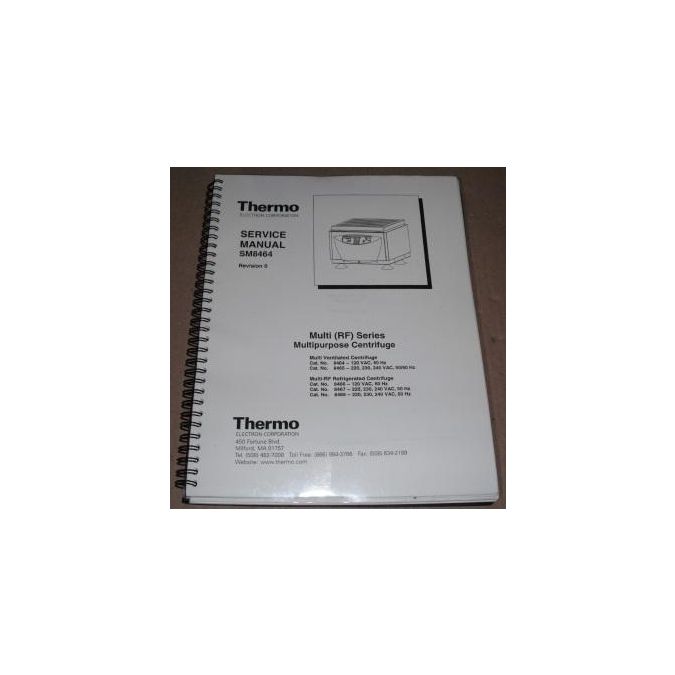 THERMO OM8464 OPERATION MANUAL FOR IEC MULTI