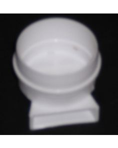 THERMO 105980 WHT END CAP-RECEPTACLE