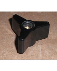 THERMO 120074 BLK KNOB 3ARM 1/4-20INSRT