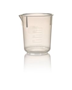 Nalgene Economy Polypropylene Griffin Low-Form Plastic Beakers, 50 mL - Natural translucent (Case of 12)