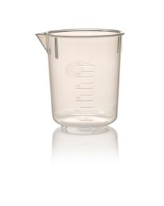 Nalgene Economy Polypropylene Griffin Low-Form Plastic Beakers, 100 mL - Natural translucent (Case of 12)