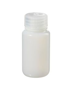 Thermo Scientific 2103-0002 Nalgene Wide-Mouth LDPE Bottles with Closure, 60 mL - Translucent (Case of 72)