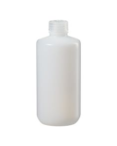 Thermo Scientific 312099-0016 Nalgene Narrow-Mouth HDPE IP2 Bottles with Closure: Bulk Pack, 500 mL - Translucent (Case of 125)