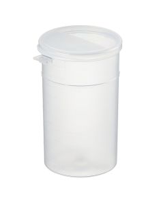 Capitol Vial Flip-Top Polypropylene Containers With Lock Seal