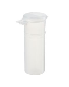 Capitol Vial Flip-Top Polypropylene Containers With Lock Seal