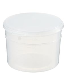 Capitol Vial Flip-Top Polypropylene Containers