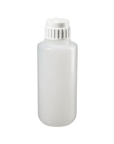 Thermo Scientific 2126-5000 Nalgene Heavy-Duty PPCO Vacuum Bottles with Closure: Lab Pack, 5 L - Natural (Case of 4)
