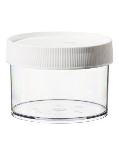 Thermo Scientific 2116-0500 Nalgene Straight-Sided Wide-Mouth Polycarbonate Jars with Closure, 500 mL - Clear (Case of 16)