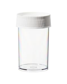 Thermo Scientific 2116-0250 Nalgene Straight-Sided Wide-Mouth Polycarbonate Jars with Closure, 250 mL - Clear (Case of 24)