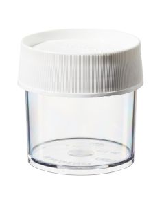 Thermo Scientific 2116-0125 Nalgene Straight-Sided Wide-Mouth Polycarbonate Jars with Closure, 125 mL - Clear (Case of 24)