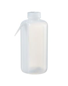 Thermo Scientific 2402-1000 Nalgene Unitary LDPE Wash Bottles, 1000 mL - Translucent (Case of 12)