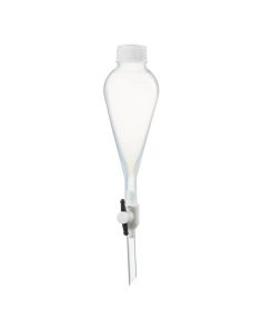 Nalgene Separatory Funnels made with Teflon fluoropolymer with Closure made with Tefzel