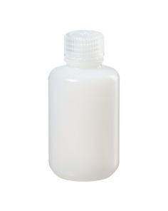 Thermo Scientific 2099-0004 Nalgene Narrow-Mouth HDPE IP2 Bottles, 125 mL - Translucent (Case of 72)
