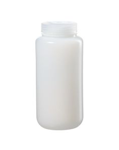 Thermo Scientific 2199-0032 Nalgene Wide-Mouth HDPE IP2 Bottles, 1000 mL - Translucent (Case of 24)