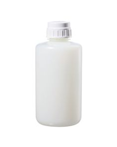 Thermo Scientific 2125-2000 Nalgene HDPE Heavy-Duty Bottles with Closure: Lab Pack, 2 L - Natural (Case of 12)