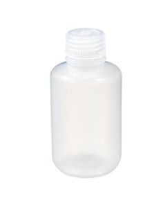 Thermo Scientific 312006-0004 Nalgene Boston Round Narrow-Mouth Natural PPCO Bottles with Closure: Bulk Pack, 125 mL - Natural (Case of 500)