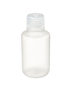 Thermo Scientific 2087-0002 Nalgene Narrow-Mouth PPCO Economy Bottles with Closure, 60 mL - Translucent (Case of 72)