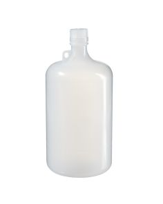 Thermo Scientific 2203-0010 Nalgene Large Narrow-Mouth PPCO Bottles With Closure, 4 L - Translucent (Case of 6)