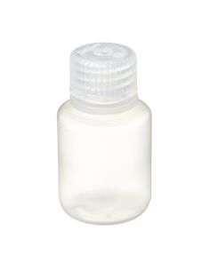 Thermo Scientific 2087-0001 Nalgene Narrow-Mouth PPCO Economy Bottles with Closure, 30 mL - Translucent (Case of 72)