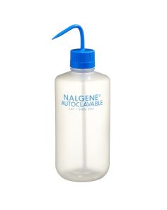 Thermo Scientific 2405-1000 Nalgene Autoclavable PPCO Wash Bottles, 1000 mL - Translucent (Case of 12)