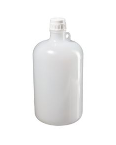 Thermo Scientific 2202-0020 Nalgene Large Narrow-Mouth LDPE Bottles, 8 L - Translucent (Case of 6)
