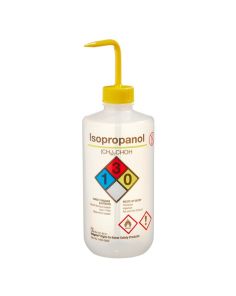 Thermo Scientific 2425-0504 Nalgene Narrow-Mouth Right-to-Know LDPE Wash Bottles, 500 mL - Natural (Case of 24)
