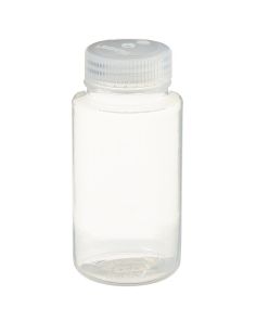 Thermo Scientific 2107-0008 Nalgene Wide-Mouth PMP Bottles with Closure, 250 mL - Clear (Case of 24)