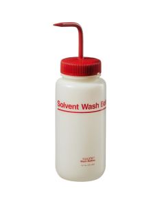 Thermo Scientific 2421-0500 Nalgene Fluorinated HDPE Solvent Wash Bottle, 500 mL - Translucent (Case of 24)