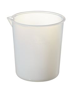 Nalgene Griffin Low-Form PFA Plastic Beakers, 600 mL - Natural translucent (Case of 4)
